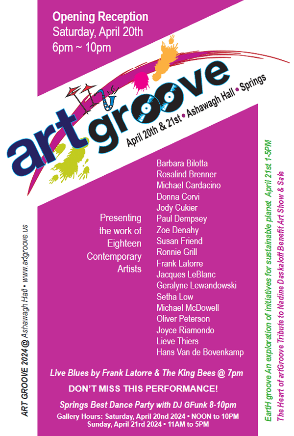 artGroove 2024 poster