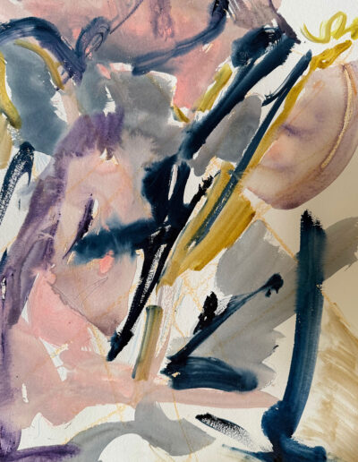 Pink and Grey Abstract